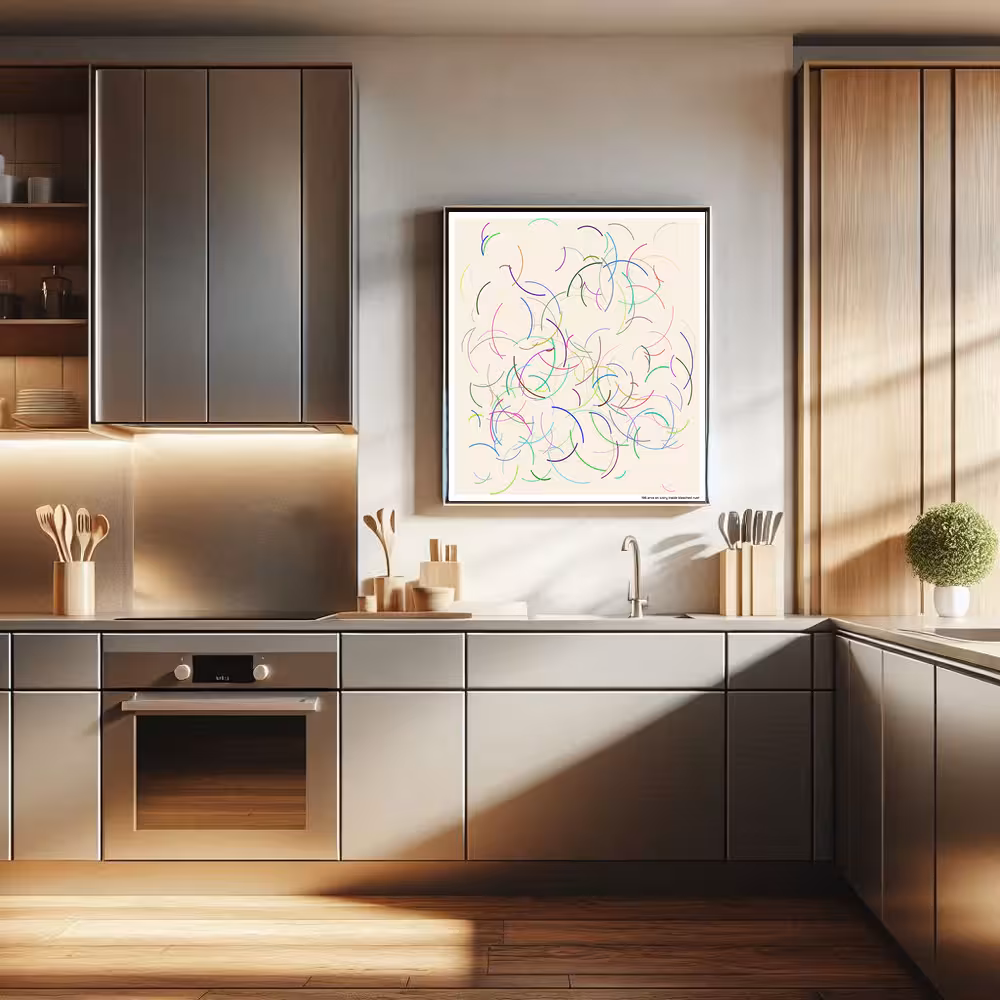 196 arcs on ivory inside bleached rust in room setting