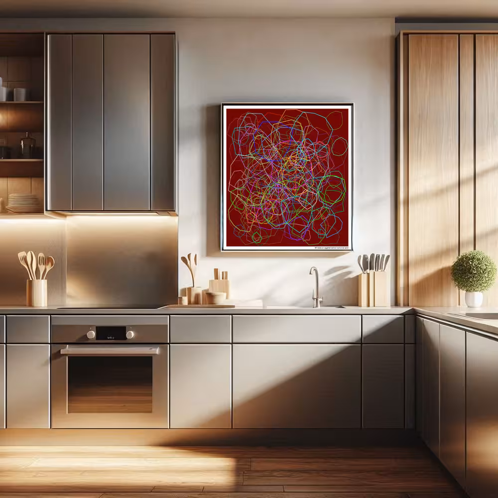 197 blobs on eggshell behind nocturnal sand in room setting