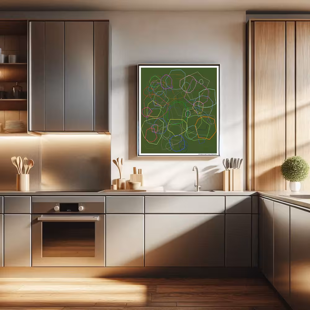 84 blobs on silent honey chasing spire in room setting