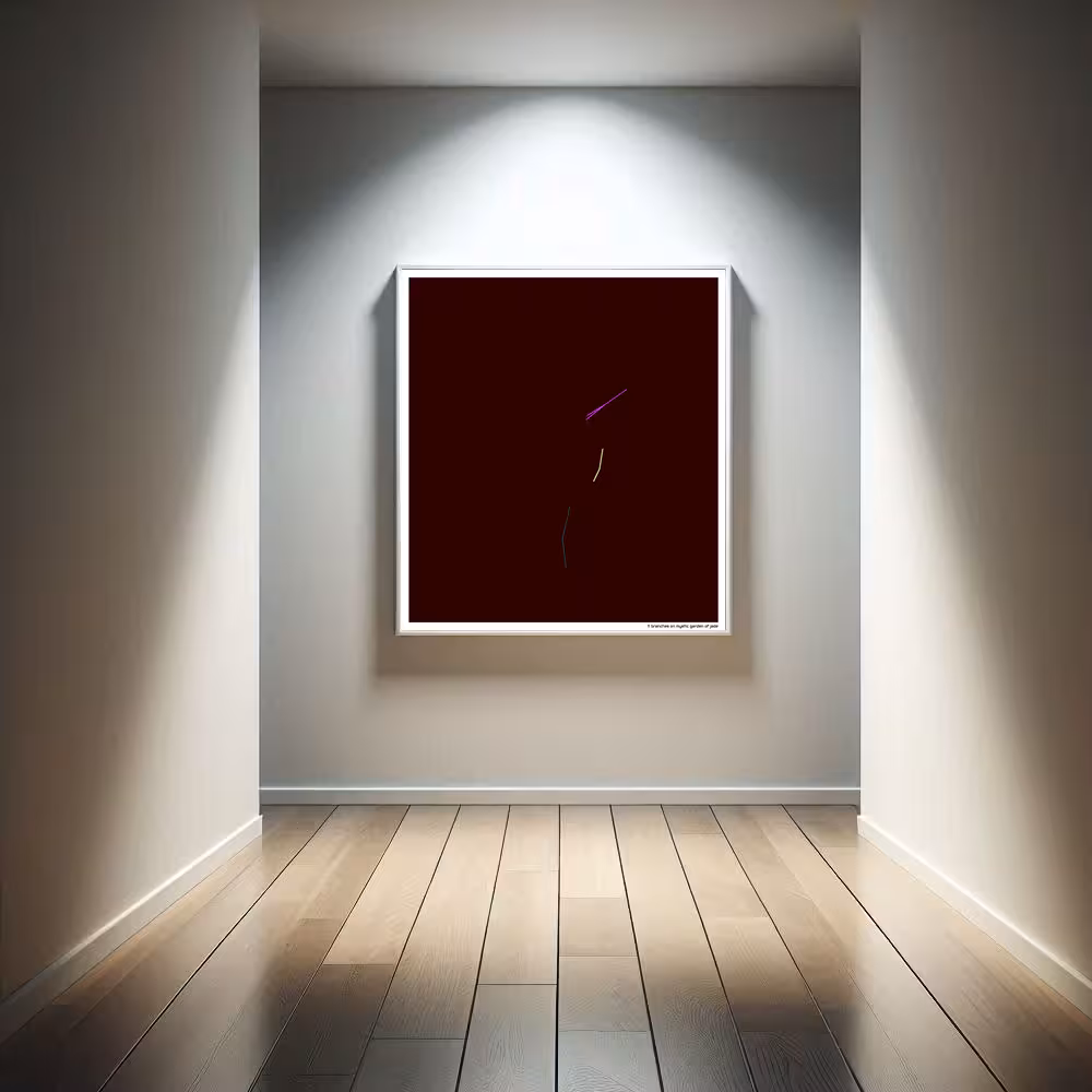 11 branches on mystic garden of jade in room setting