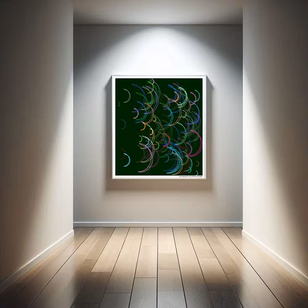 112 crescents on lucid coffee from whisper in room setting