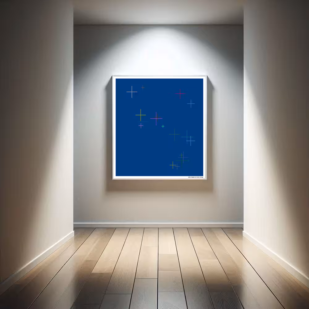 20 crosses on brick mirage in room setting