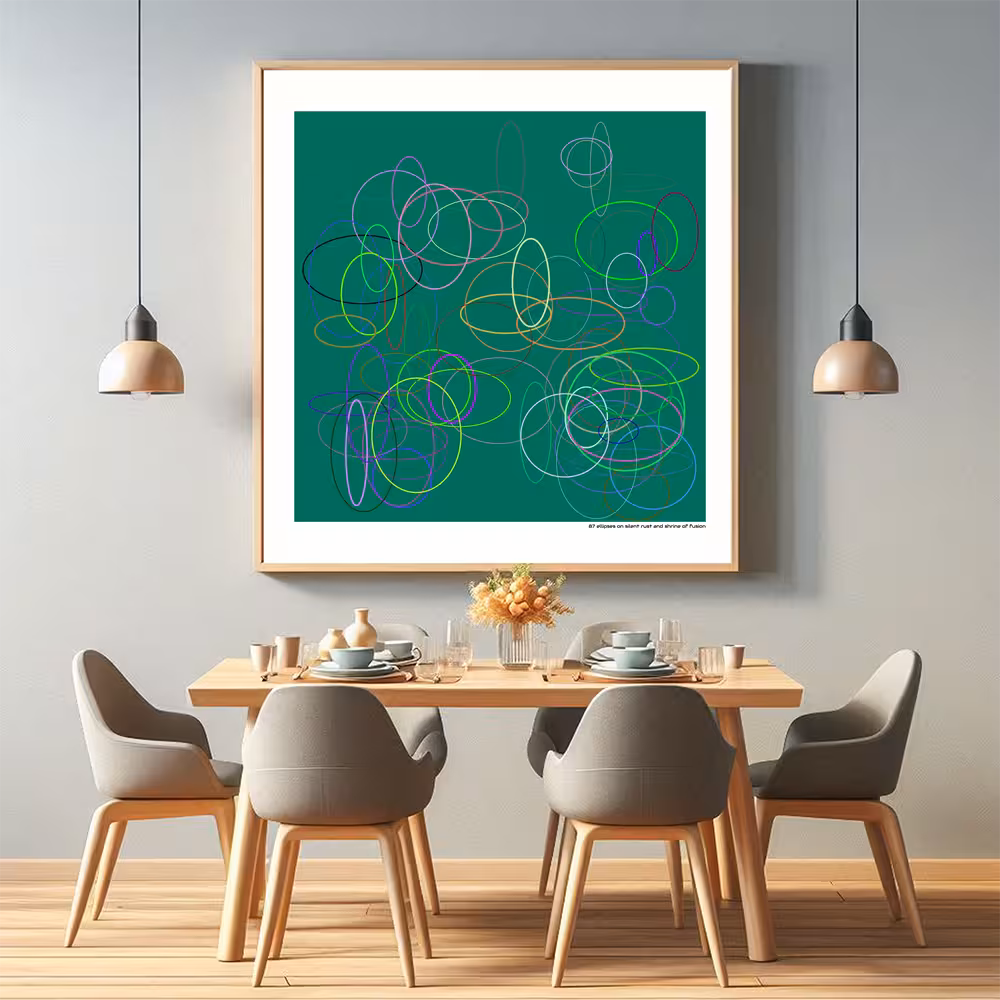 87 ellipses on silent rust and shrine of fusion in room setting