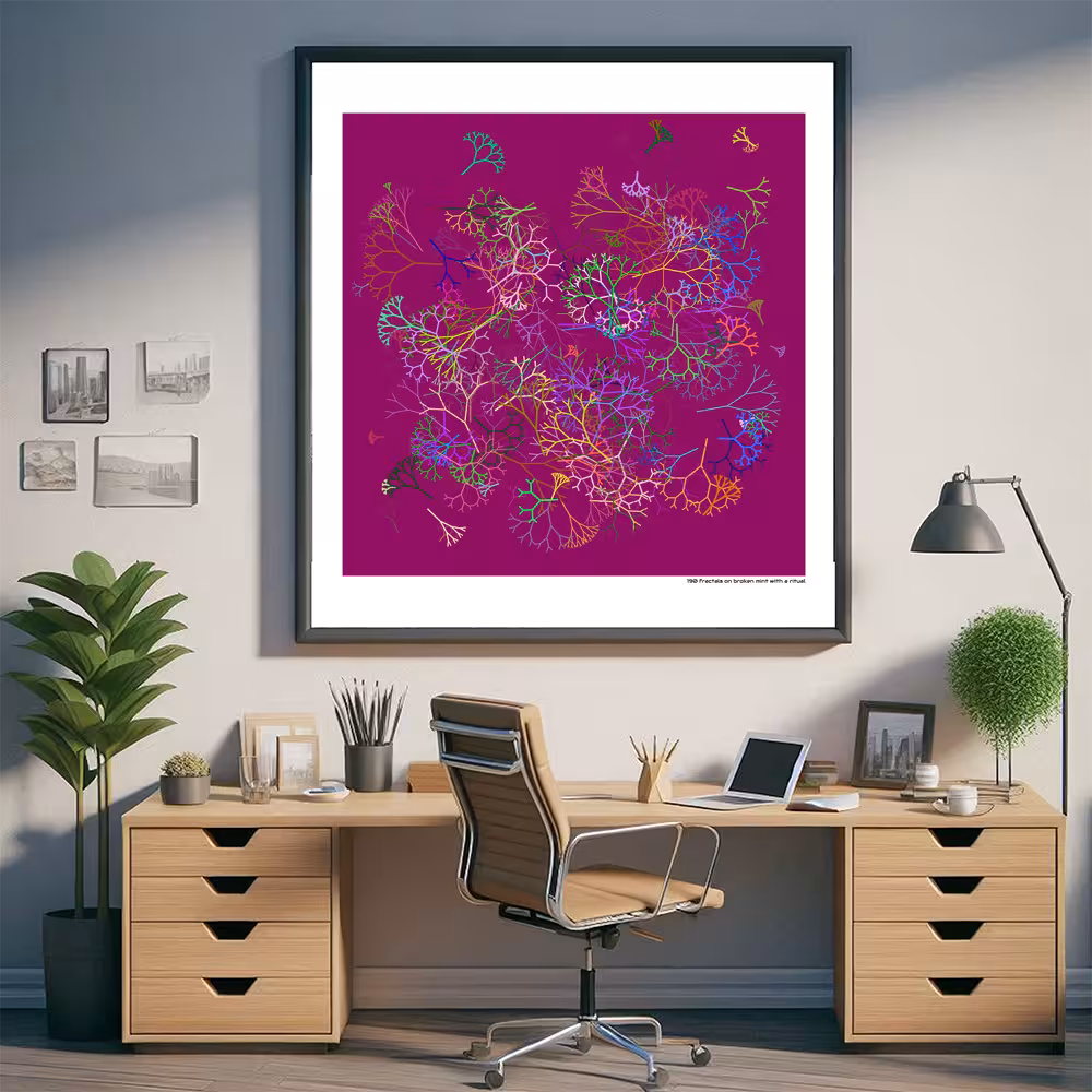190 fractals on broken mint with a ritual in room setting