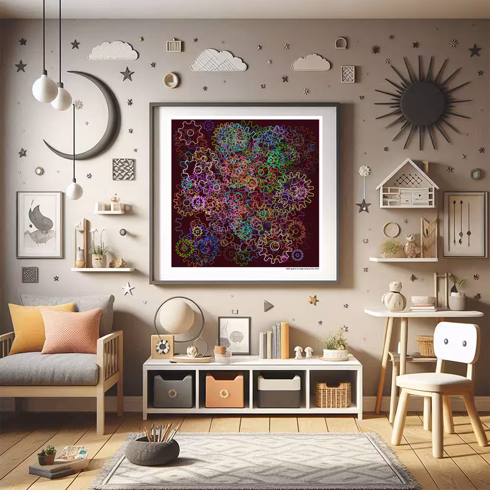 200 gears on sage among the whim in room setting