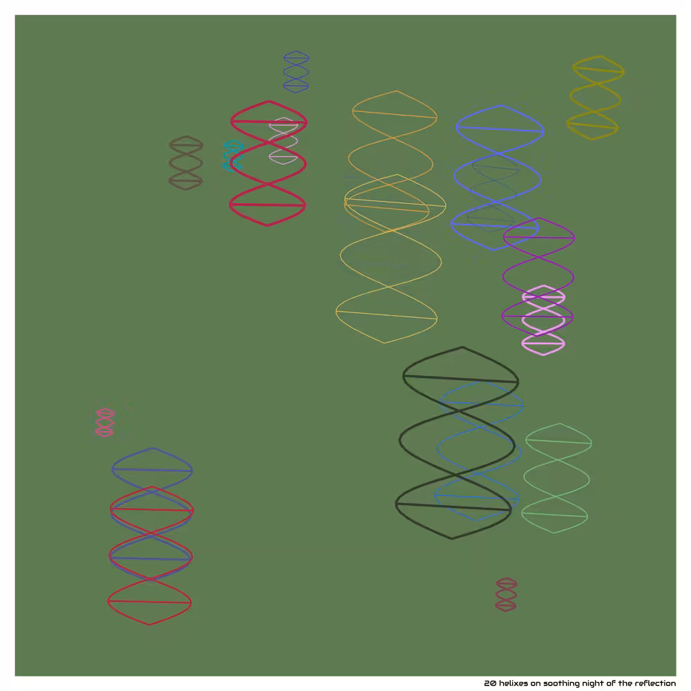 20 helixes on soothing night of the reflection