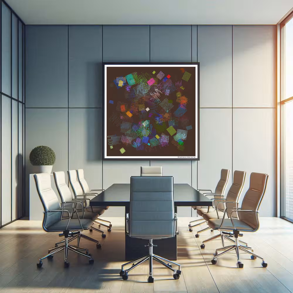 170 matrices on chilled rose tale in room setting