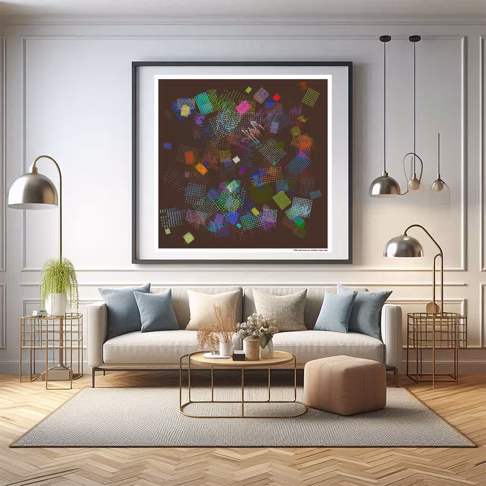 170 matrices on chilled rose tale in room setting