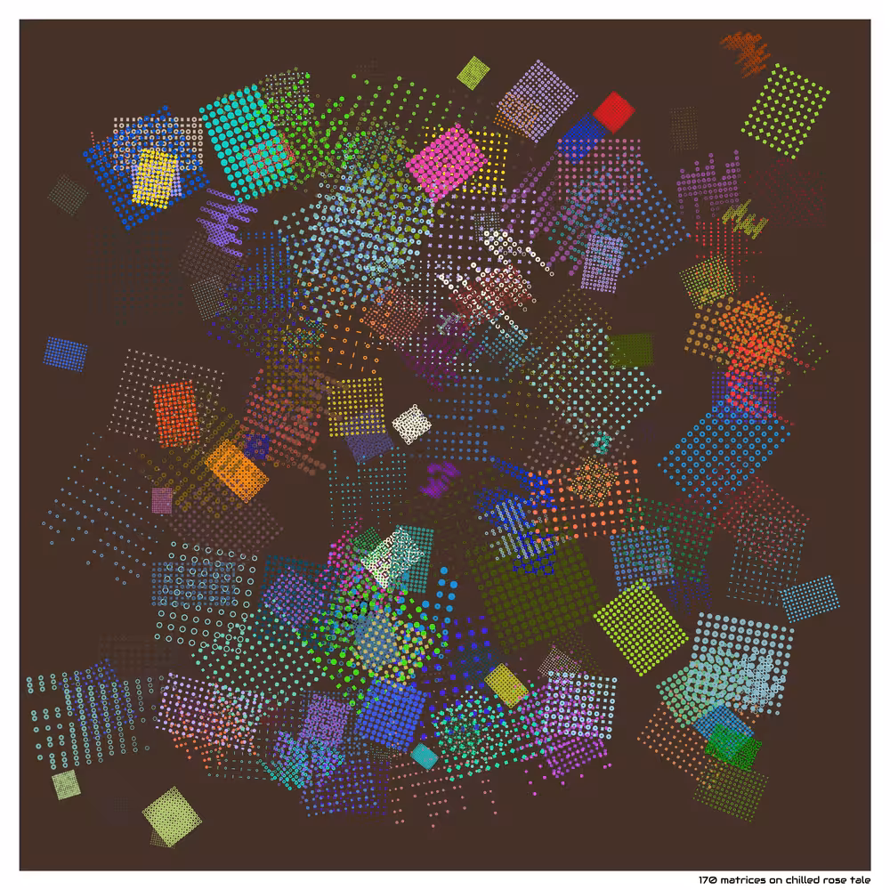 170 matrices on chilled rose tale