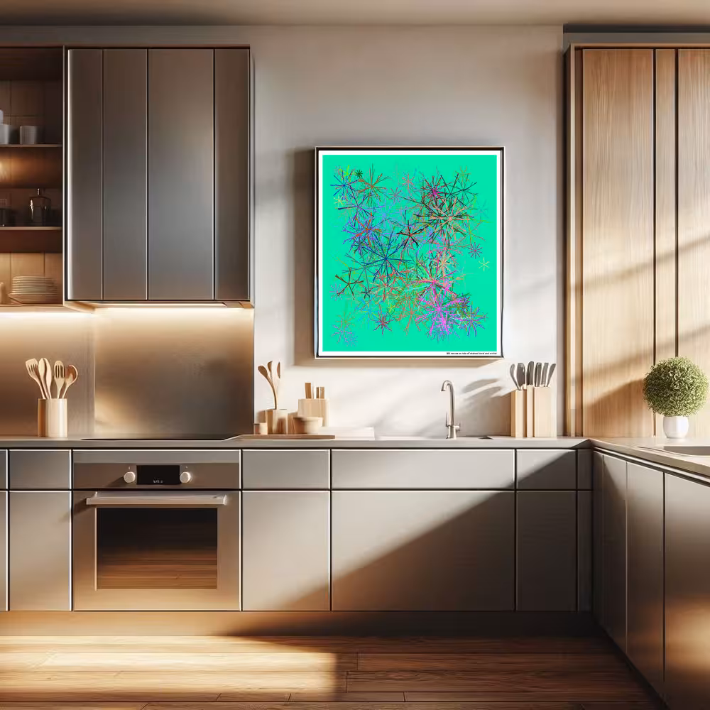 185 nerves on tale of stained coral and orchid in room setting