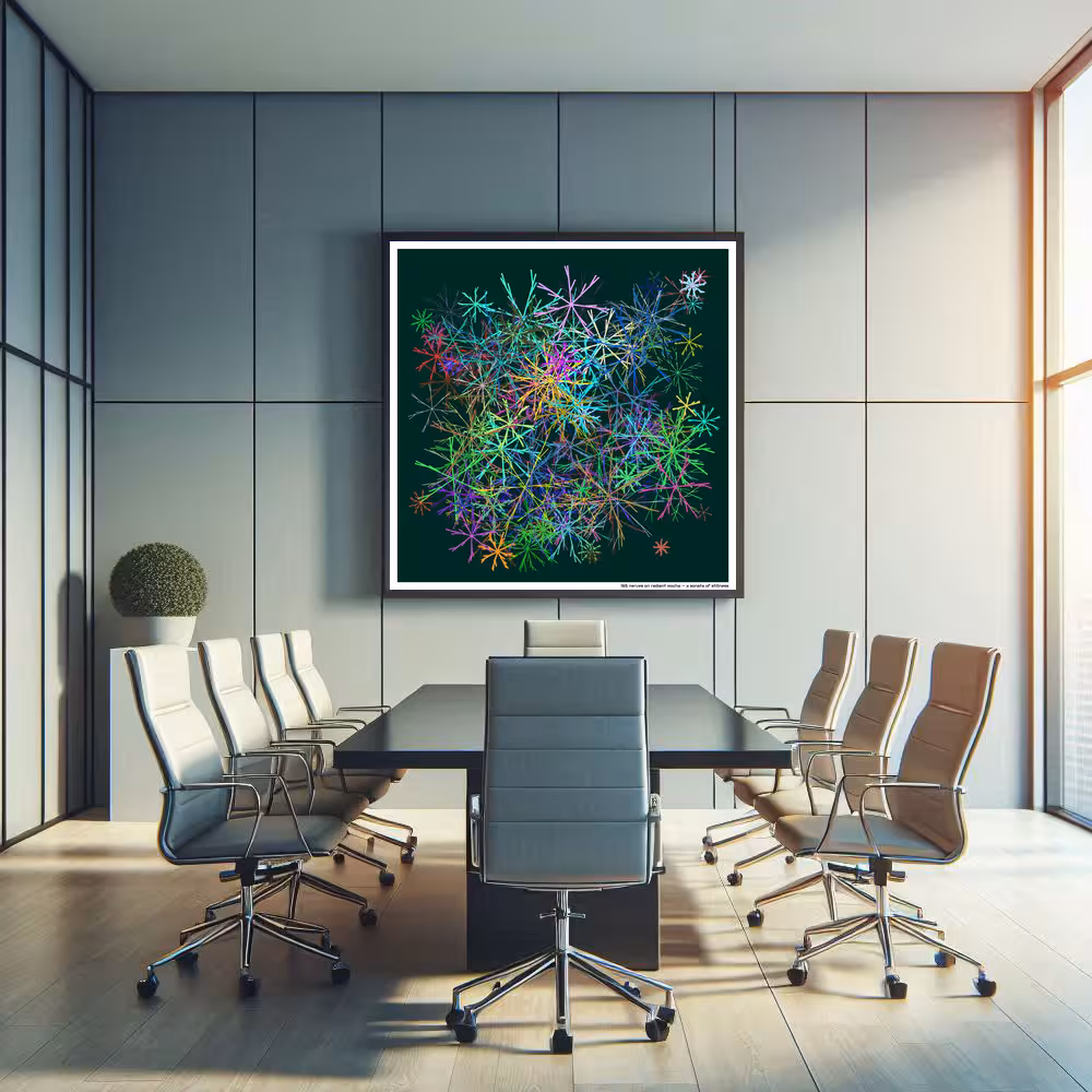 165 nerves on radiant mocha — a sonata of stillness in room setting