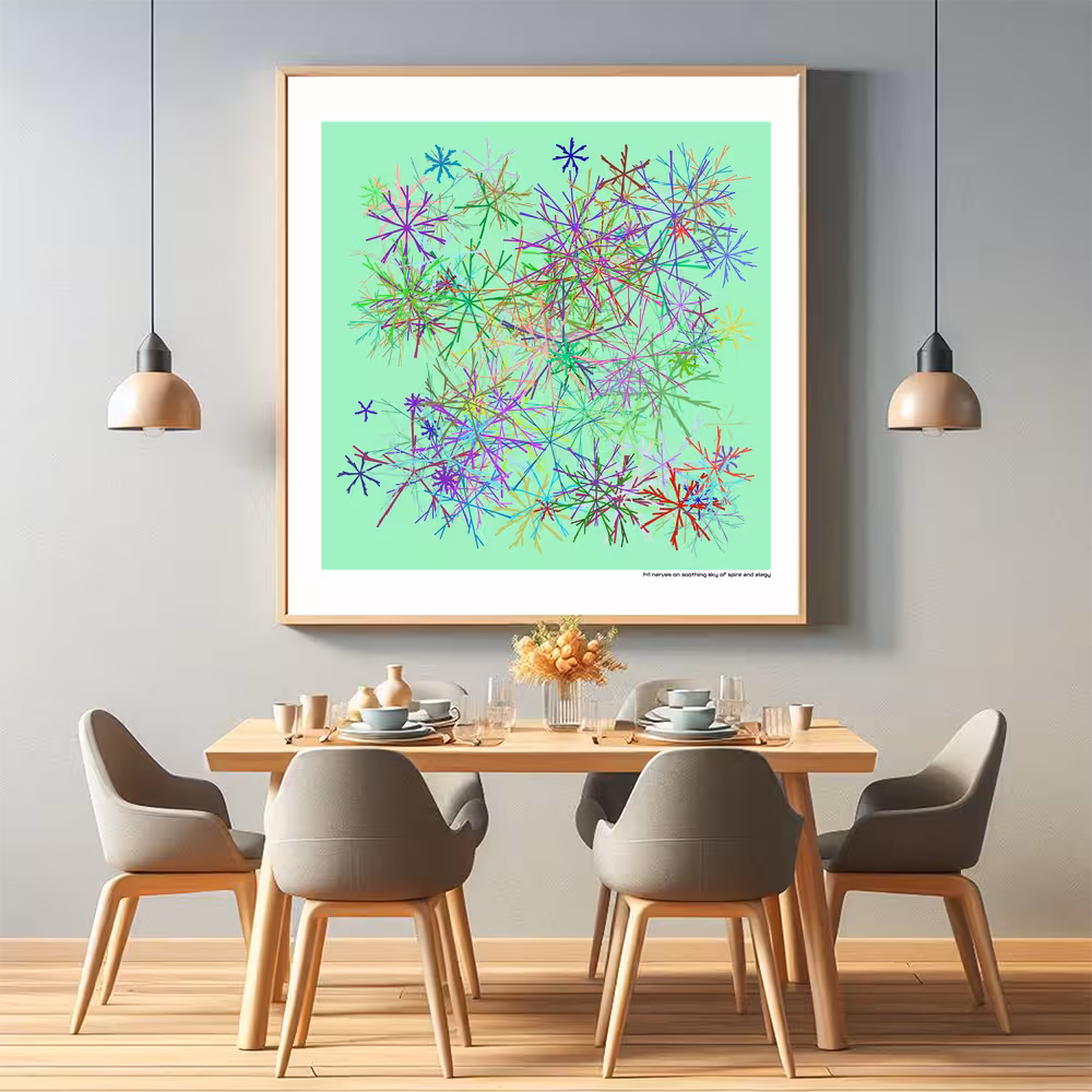 141 nerves on soothing sky of spire and elegy in room setting