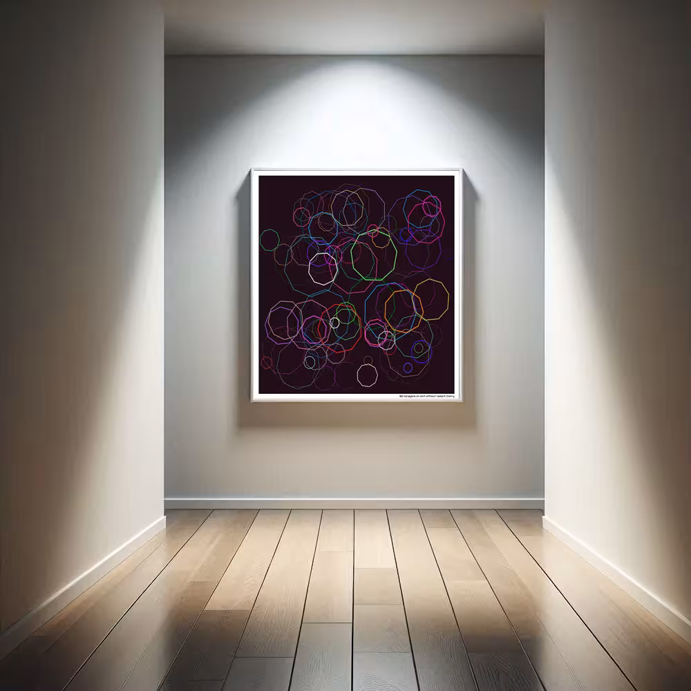 88 nonagons on mint without radiant cherry in room setting