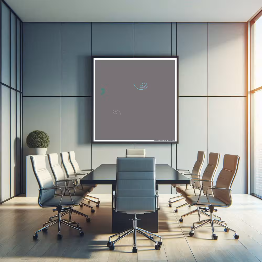 4 orbitarcs on gray across serene apricot in room setting