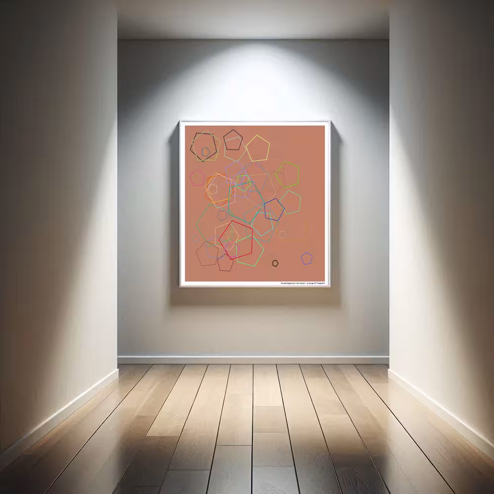 51 pentagons on rich cloud — a surge of fragment in room setting