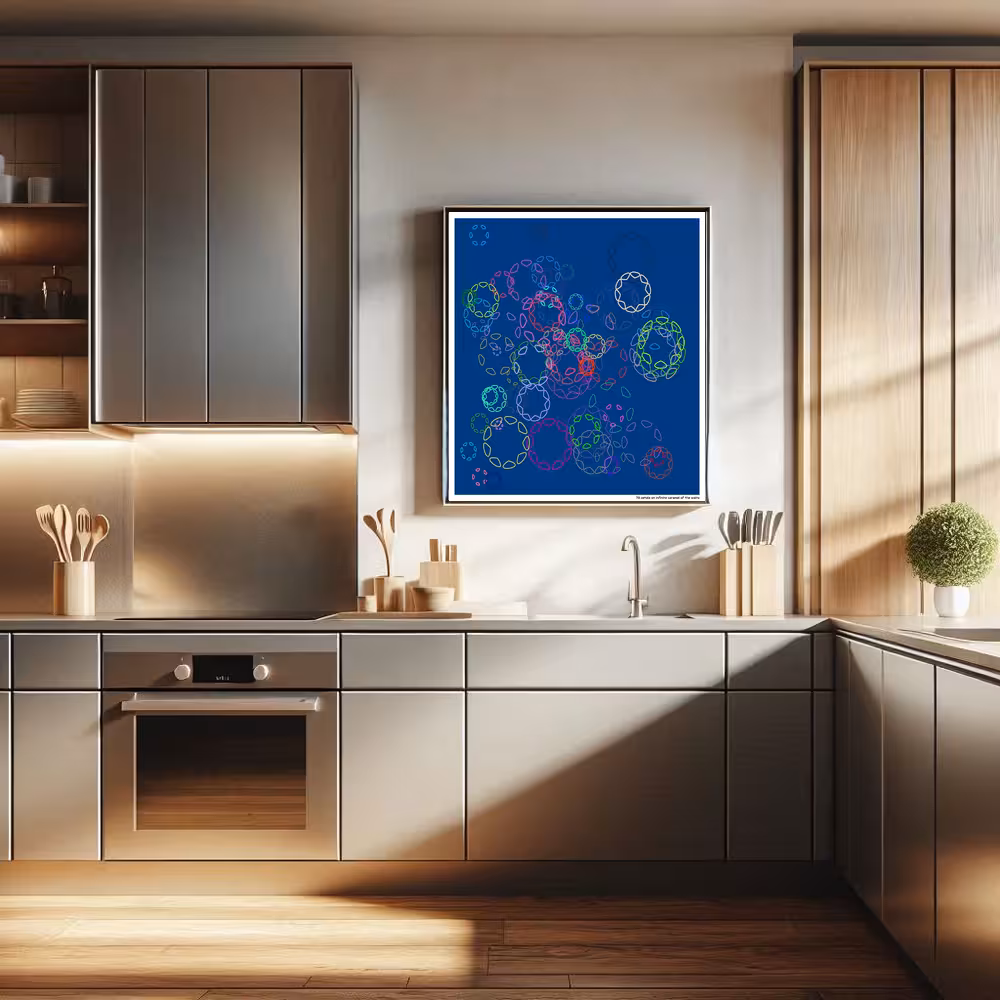 73 petals on infinite caramel of the waltz in room setting