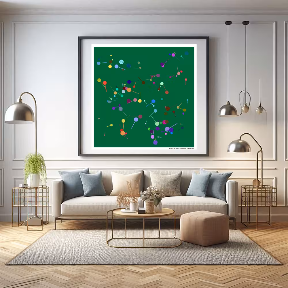 98 pins on dusty crimson of the journey in room setting