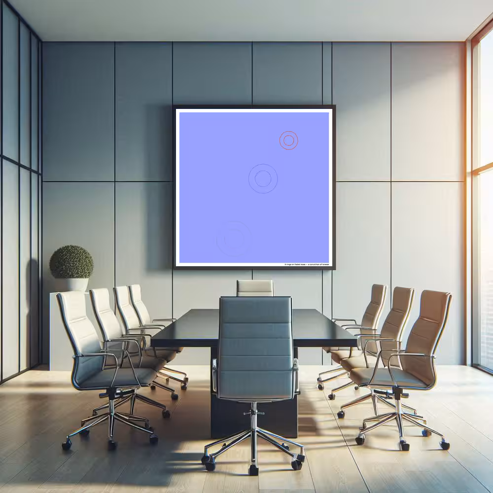 3 rings on faded moss — a conviction of breeze in room setting