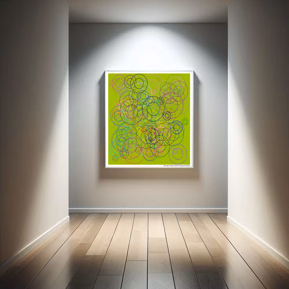 189 rings on radiant emerald of melody and whisper in room setting