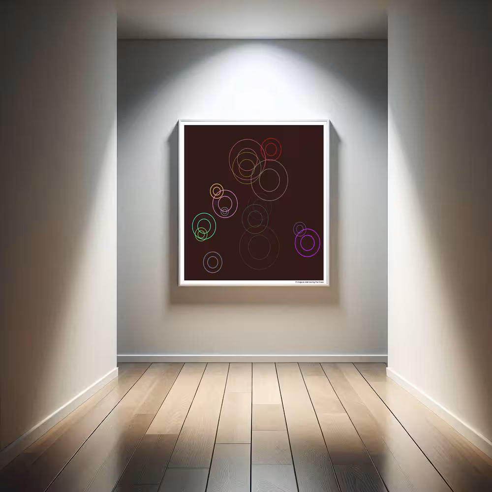 17 rings on mist during the trace in room setting