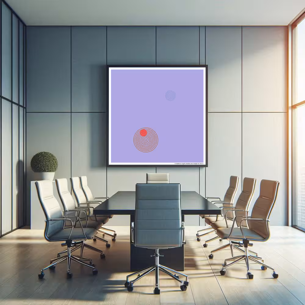 3 ripples on mystic shadow and twilight of return in room setting