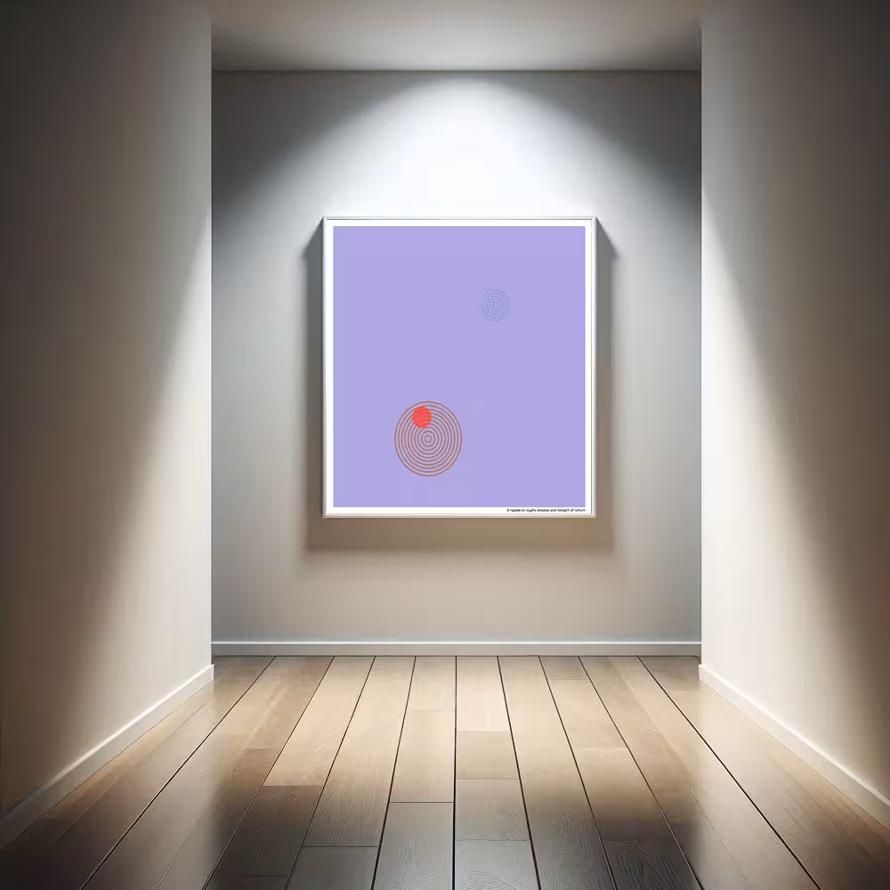 3 ripples on mystic shadow and twilight of return in room setting