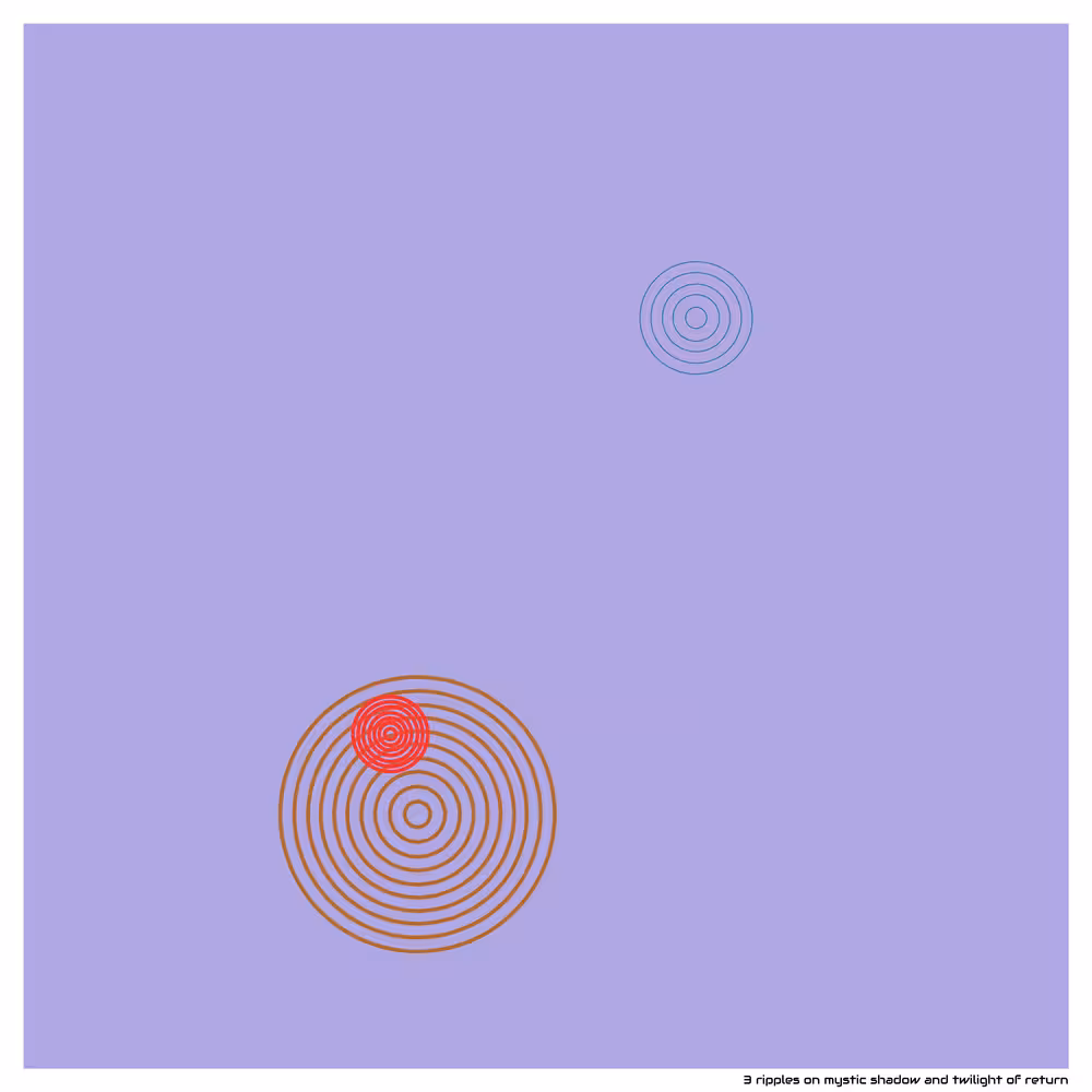 3 ripples on mystic shadow and twilight of return