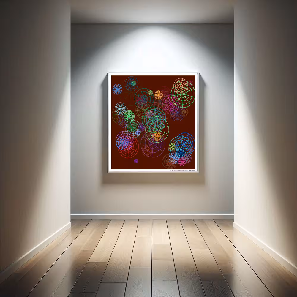 60 spinnets on a smoky apricot through melody in room setting