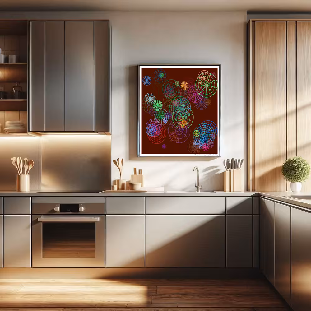 60 spinnets on a smoky apricot through melody in room setting