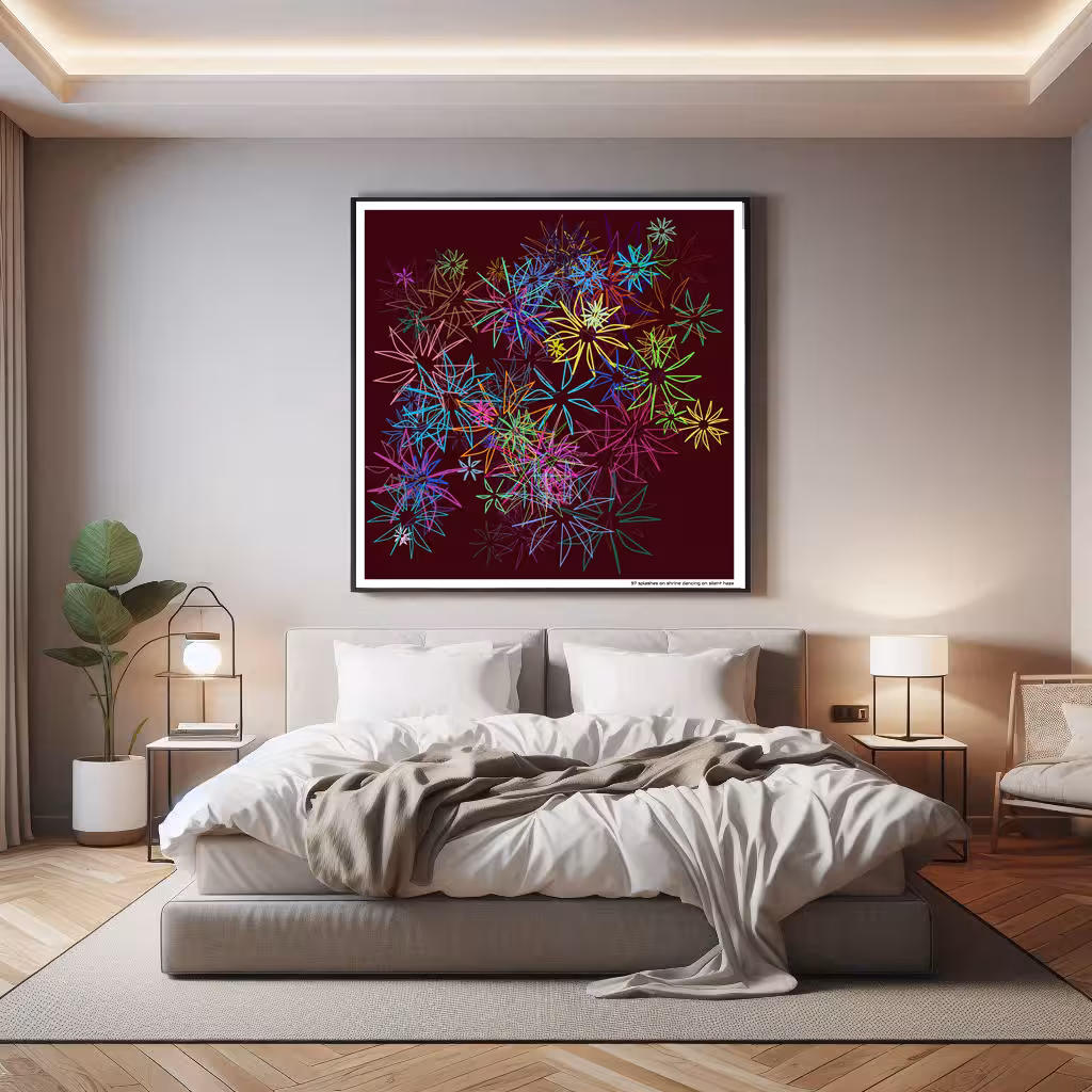 97 splashes on shrine dancing on silent haze in room setting