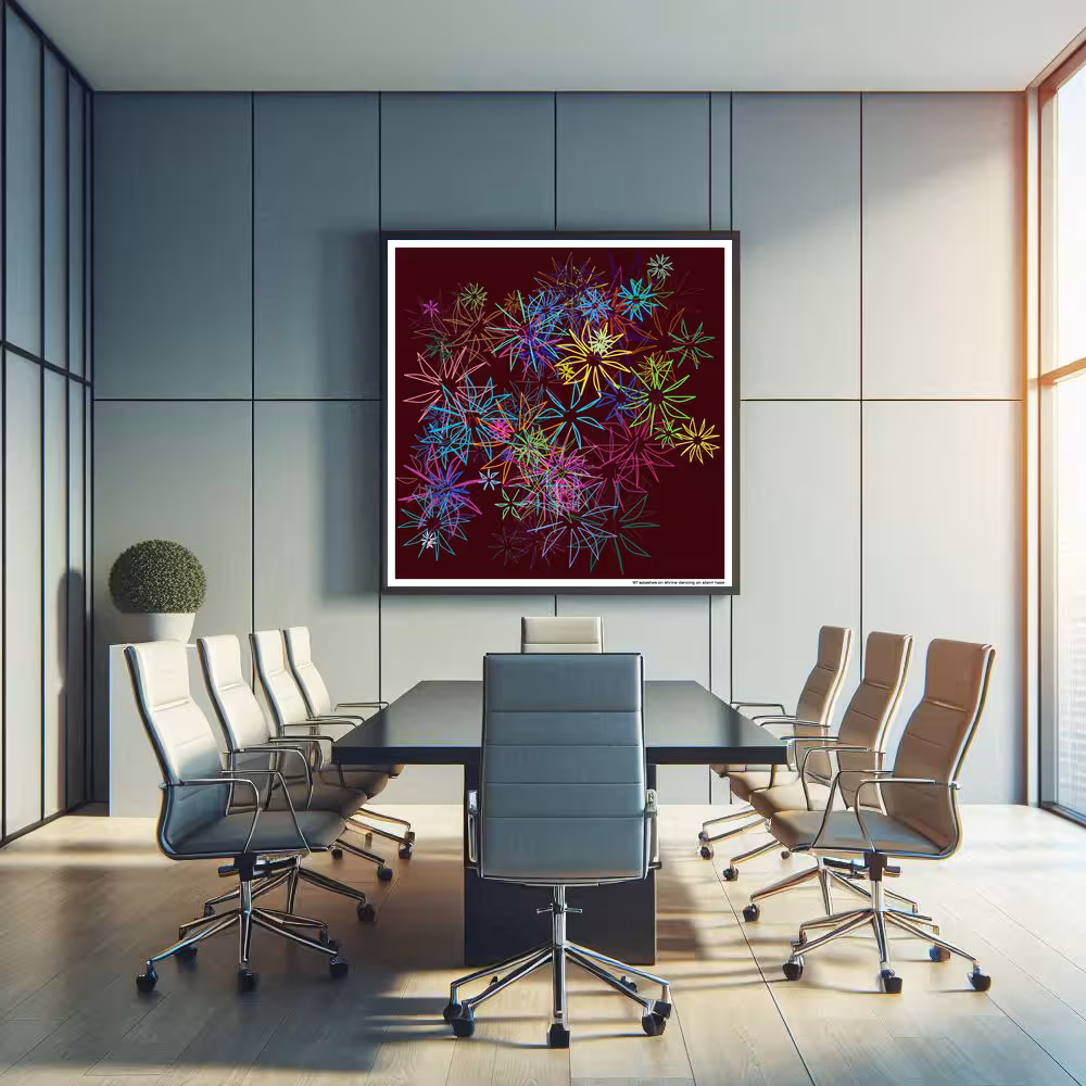 97 splashes on shrine dancing on silent haze in room setting