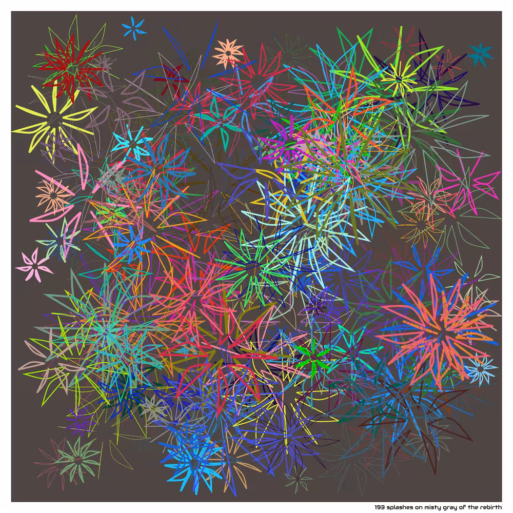 193 splashes on misty gray of the rebirth