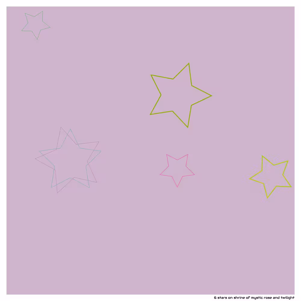 6 stars on shrine of mystic rose and twilight