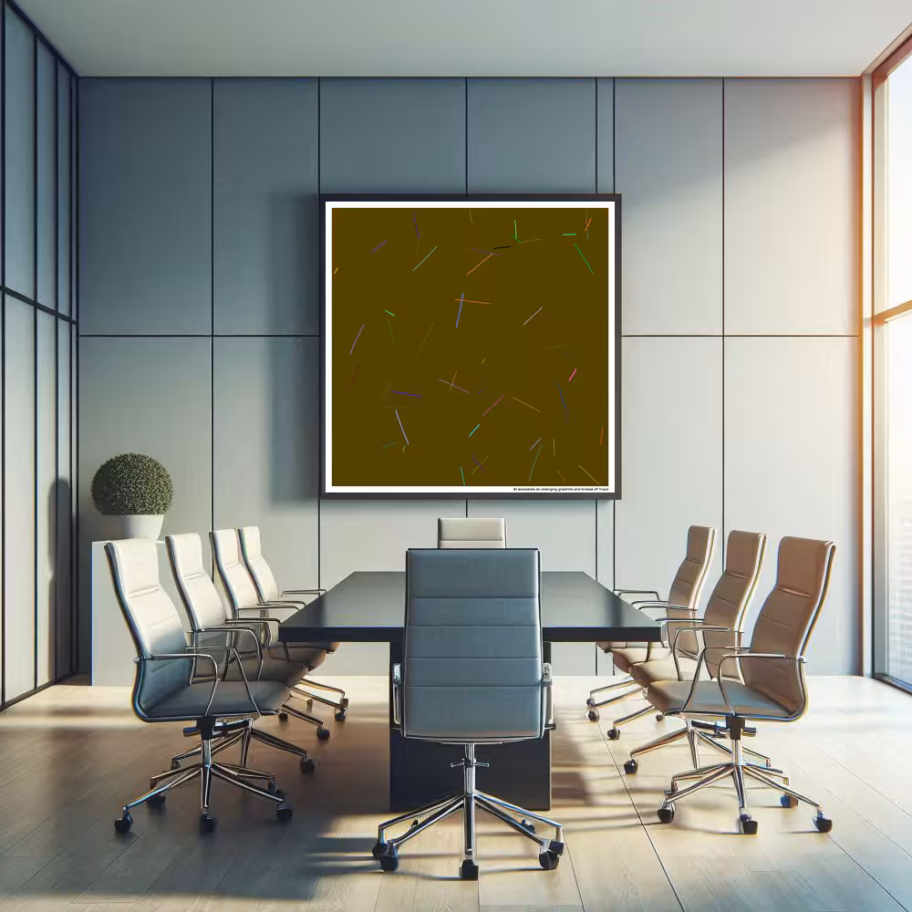 61 swooshes on emerging graphite and breeze of trace in room setting