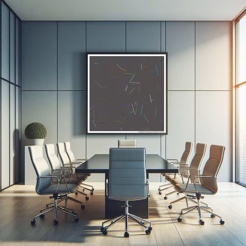 83 swooshes on mystic gray of shadow and conviction in room setting