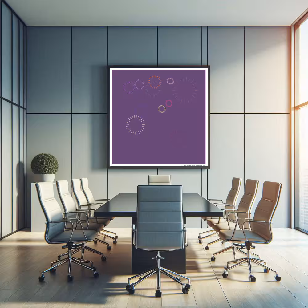 14 ticks on dull fuchsia and bliss of aura in room setting