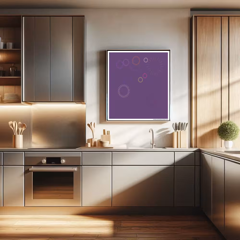 14 ticks on dull fuchsia and bliss of aura in room setting