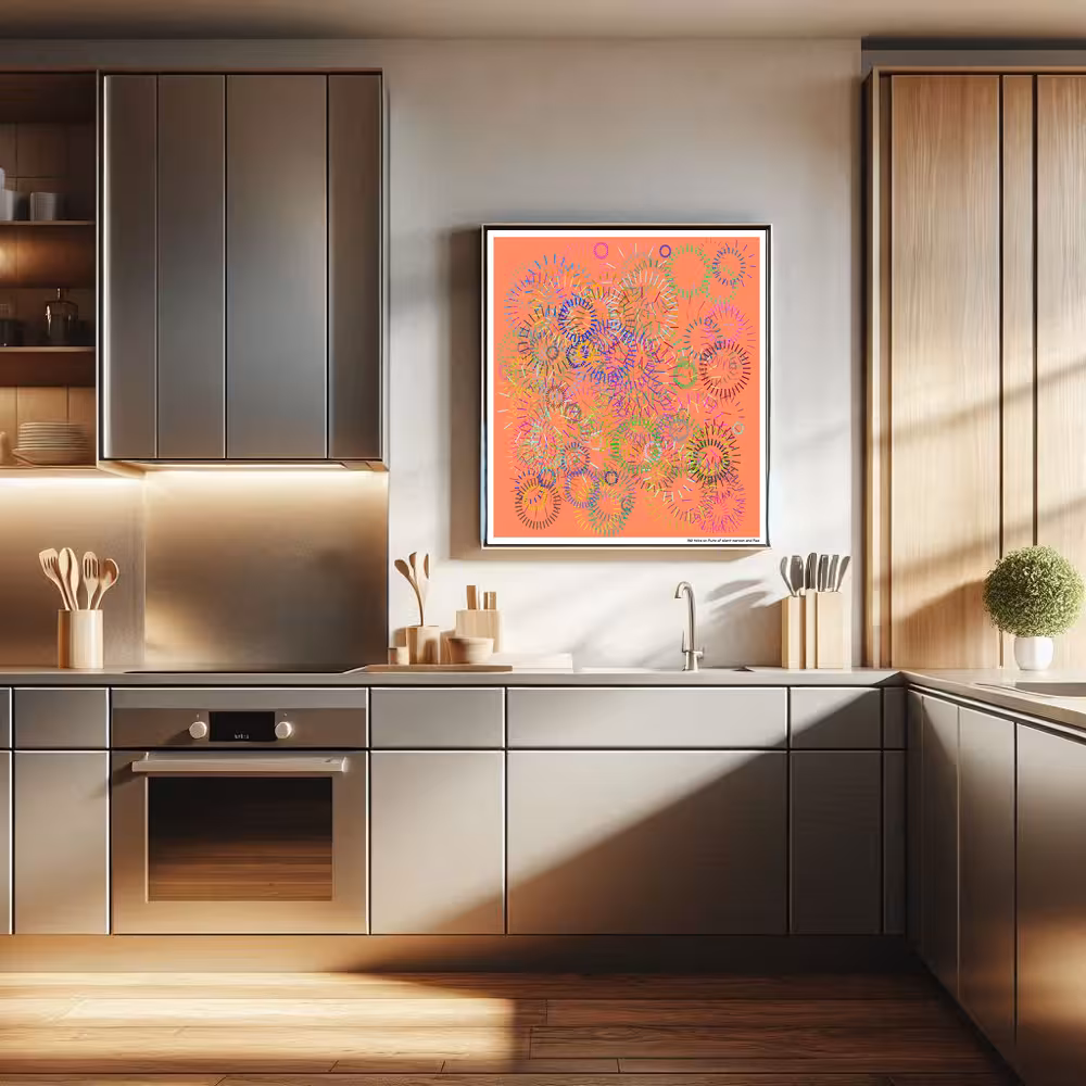 192 ticks on flute of silent maroon and flax in room setting