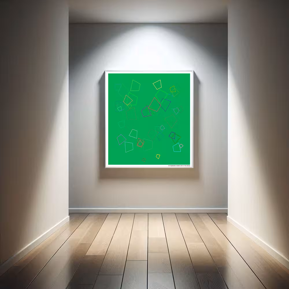 51 trapezoids on silken whirl in the chorus in room setting