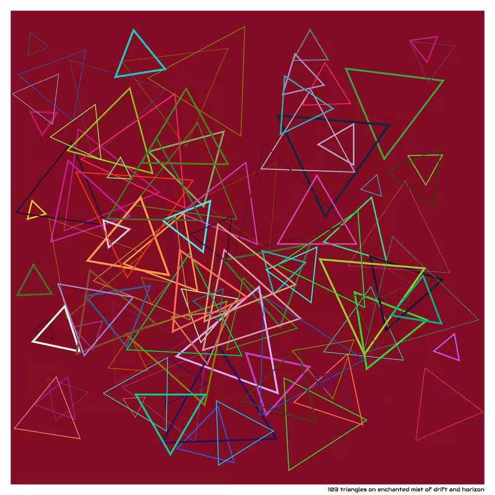103 triangles on enchanted mist of drift and horizon