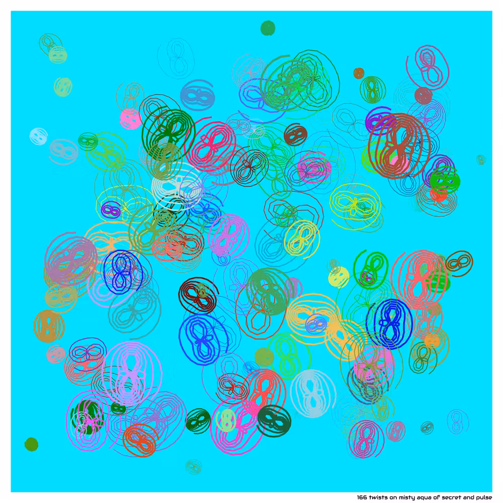 166 twists on misty aqua of secret and pulse