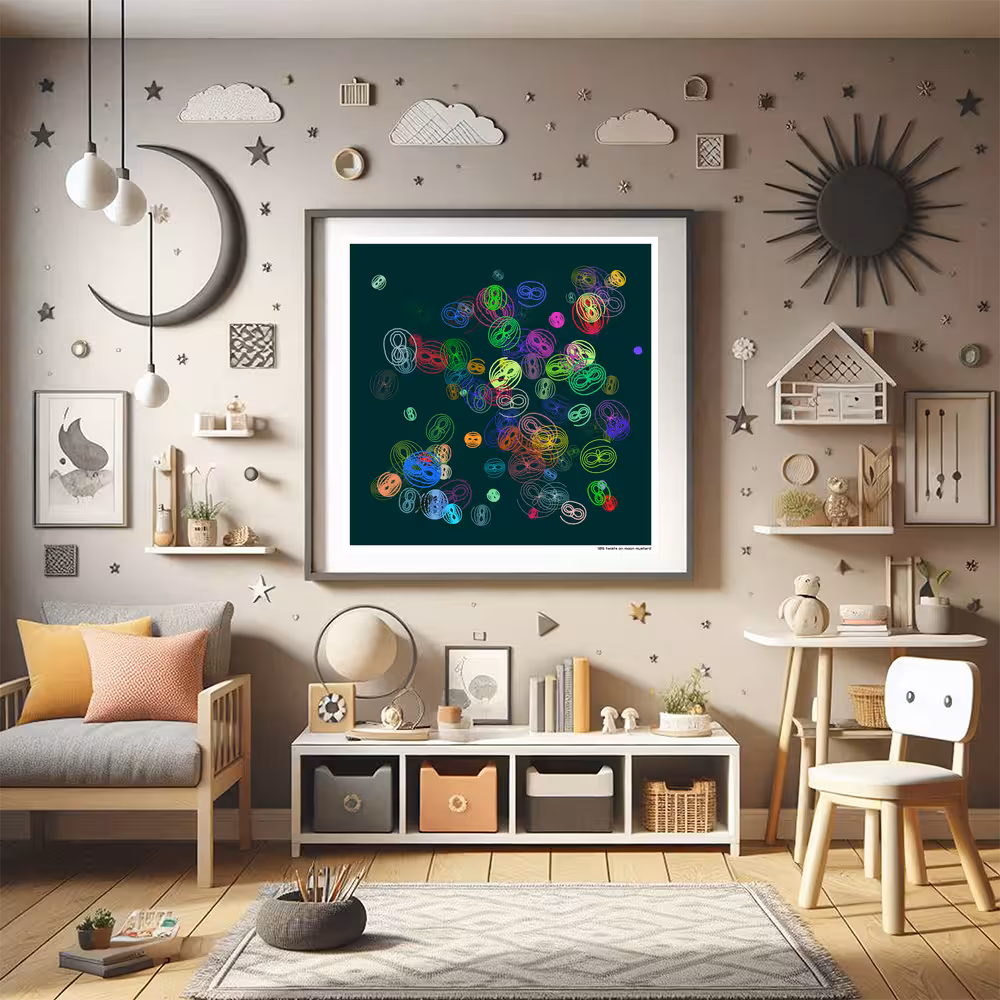 105 twists on moon mustard in room setting