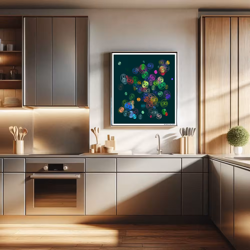 105 twists on moon mustard in room setting