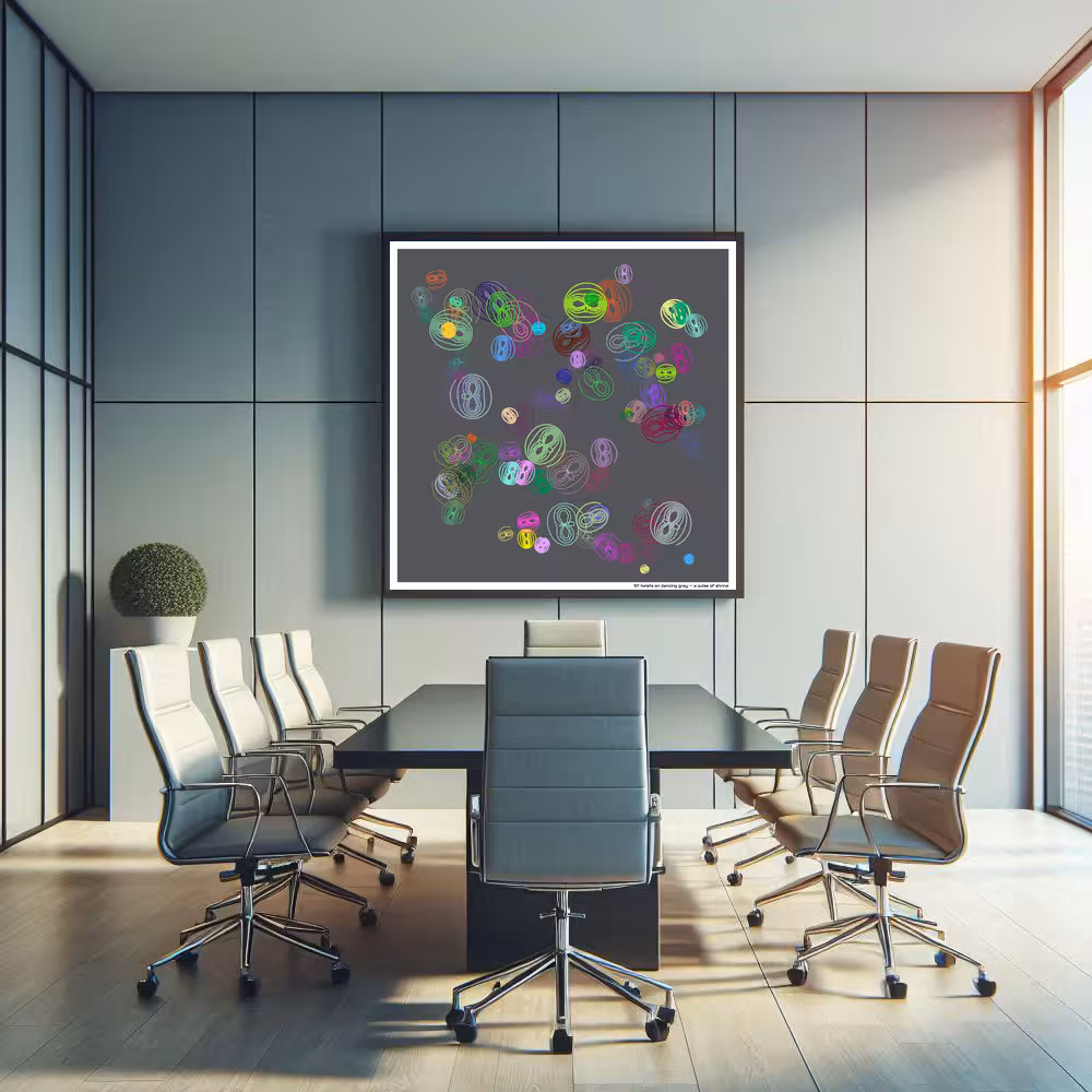 97 twists on dancing gray — a pulse of shrine in room setting