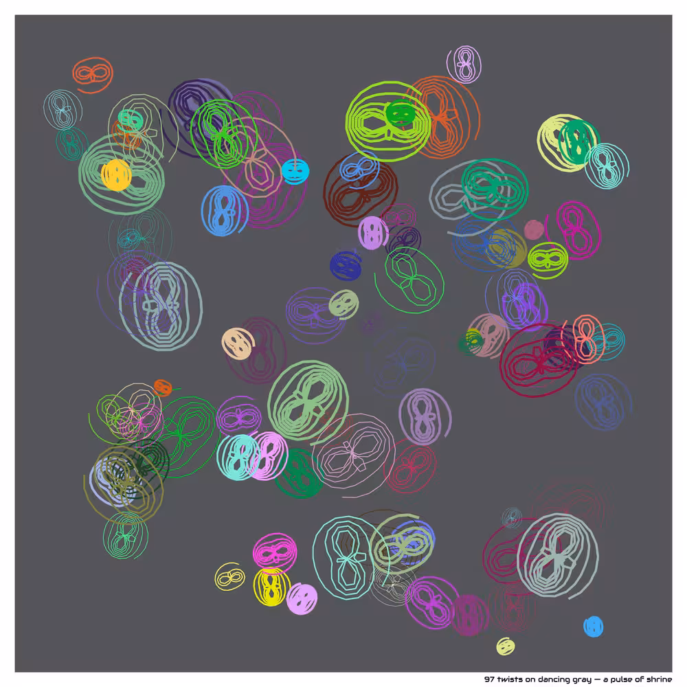 97 twists on dancing gray — a pulse of shrine