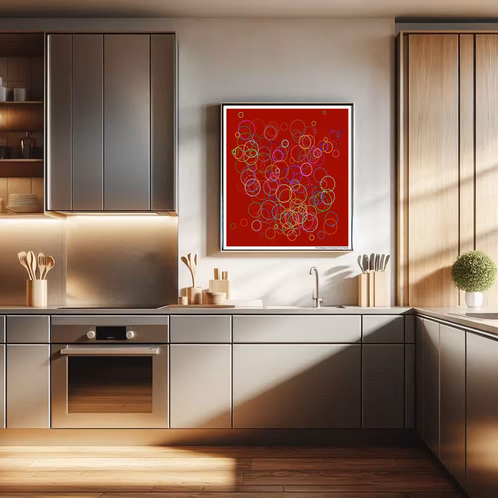 191 undecagons on emerging flute of denim in room setting