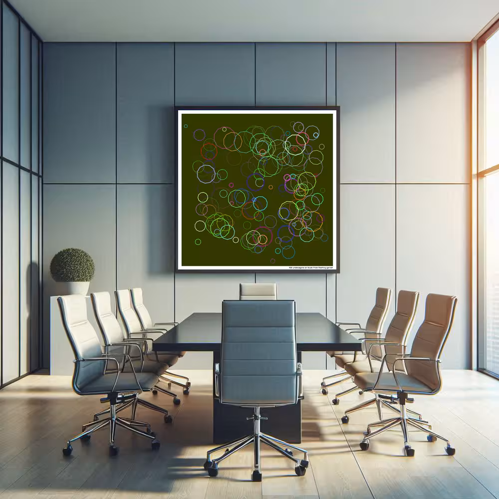 153 undecagons on blush from fleeting garnet in room setting