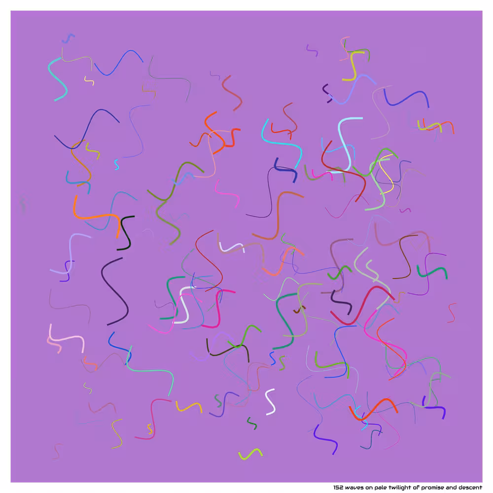 152 waves on pale twilight of promise and descent