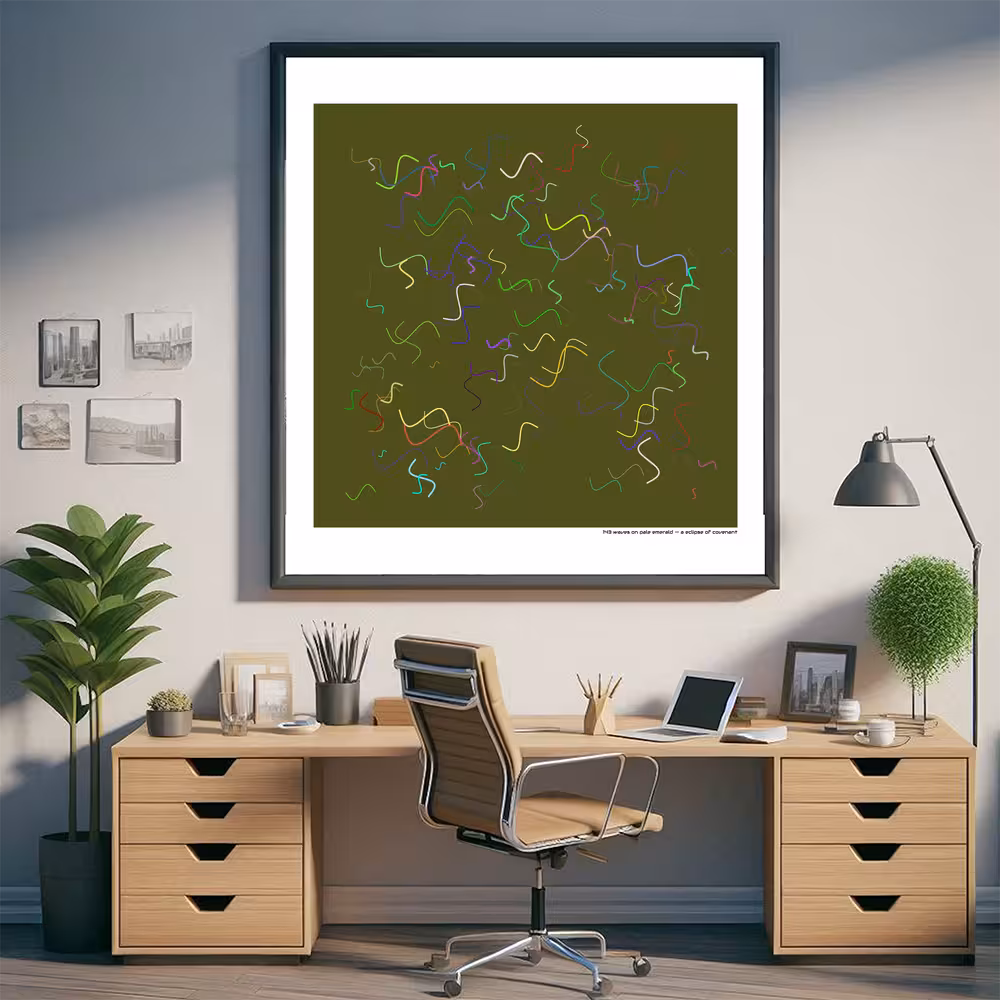 143 waves on pale emerald — a eclipse of covenant in room setting