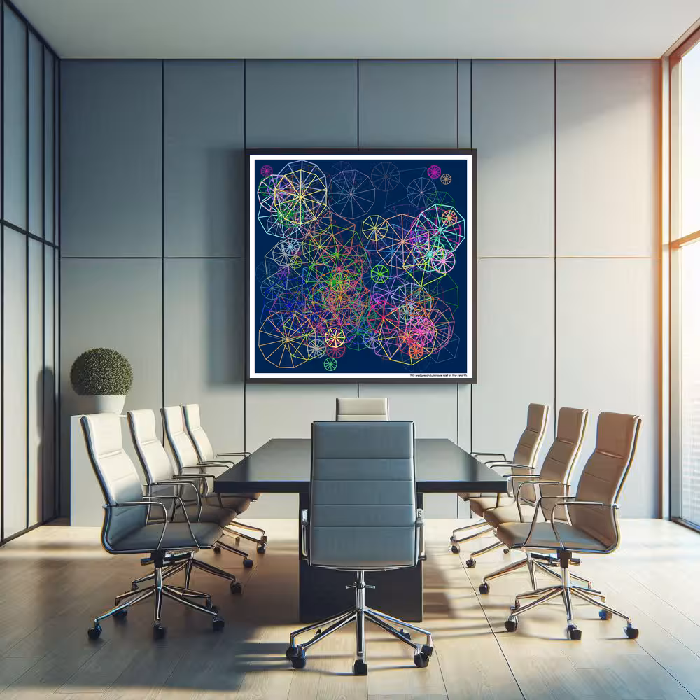 143 wedges on luminous mist in the rebirth in room setting